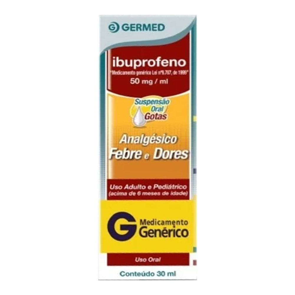Ibuprofeno 50mg solução 30ml Germed