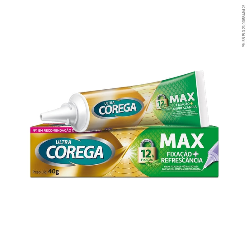 Corega Ultra Tripla Acao Menta Creme 70g