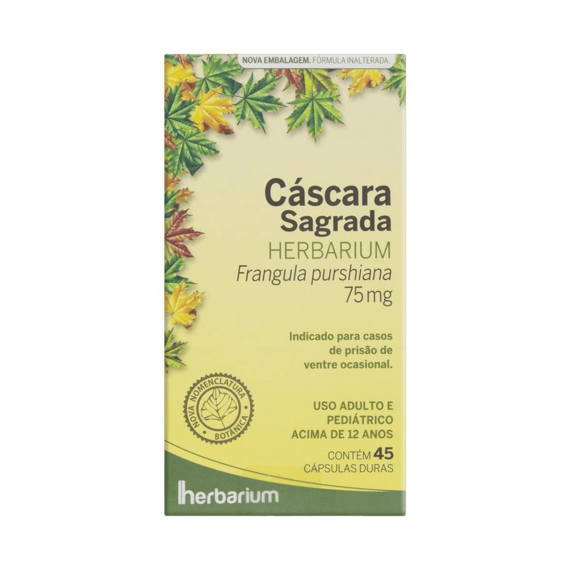 Cascara Sagrada 250mg c/45 Capsulas