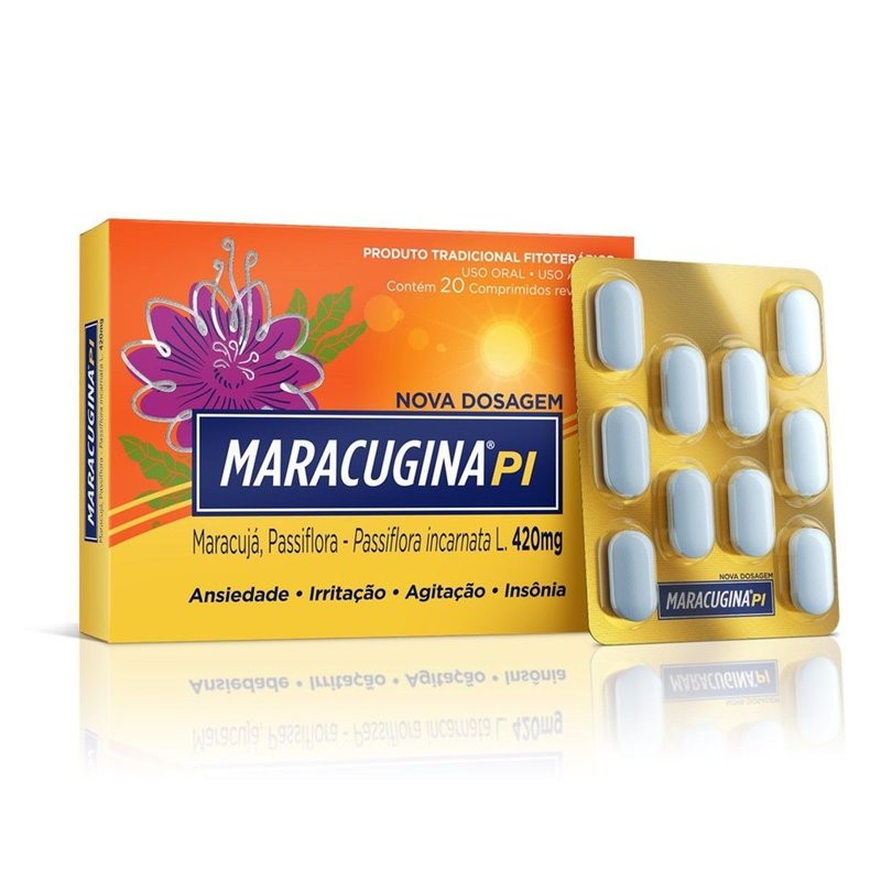 Maracugina Pi 420mg c/20 Comprimidos