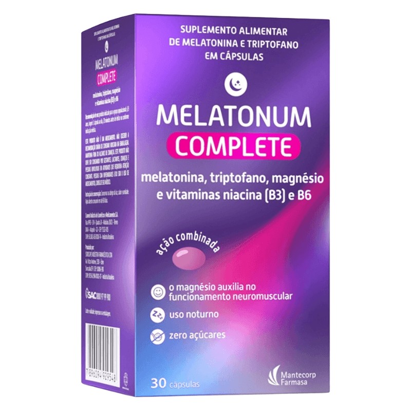 Melatonum Complete c/30 Capsulas