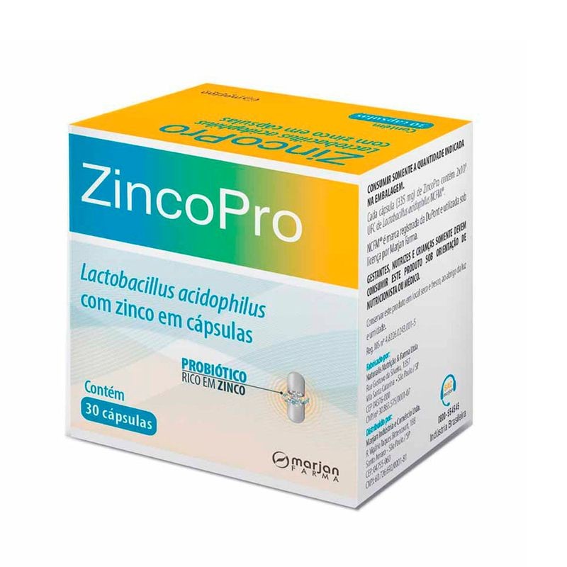 Zincopro c/30 Capsulas