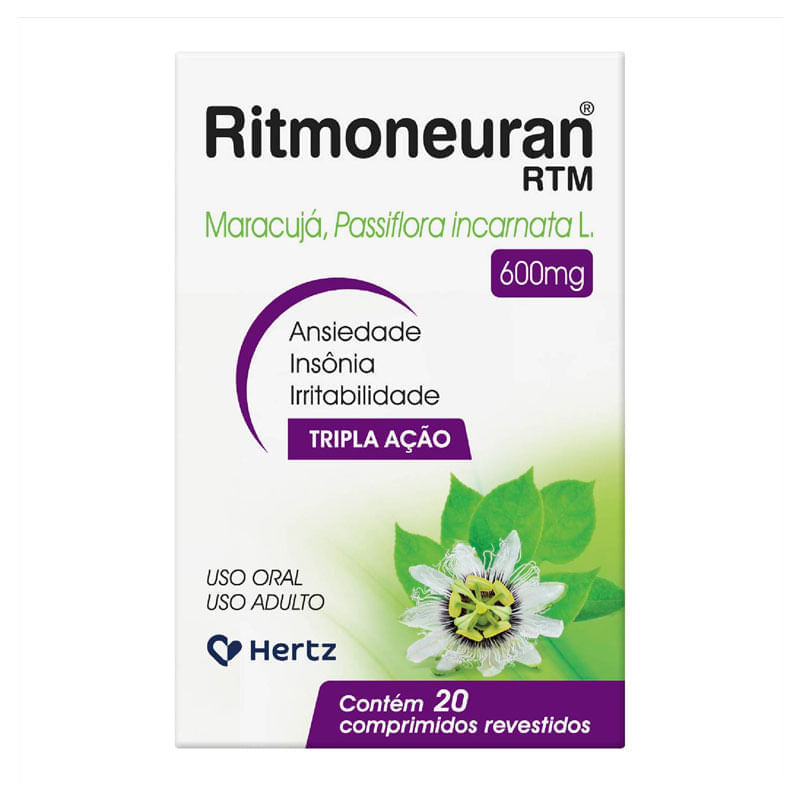 Ritmoneuran Rtm Comprimidos Revestidos 600mg 2x10