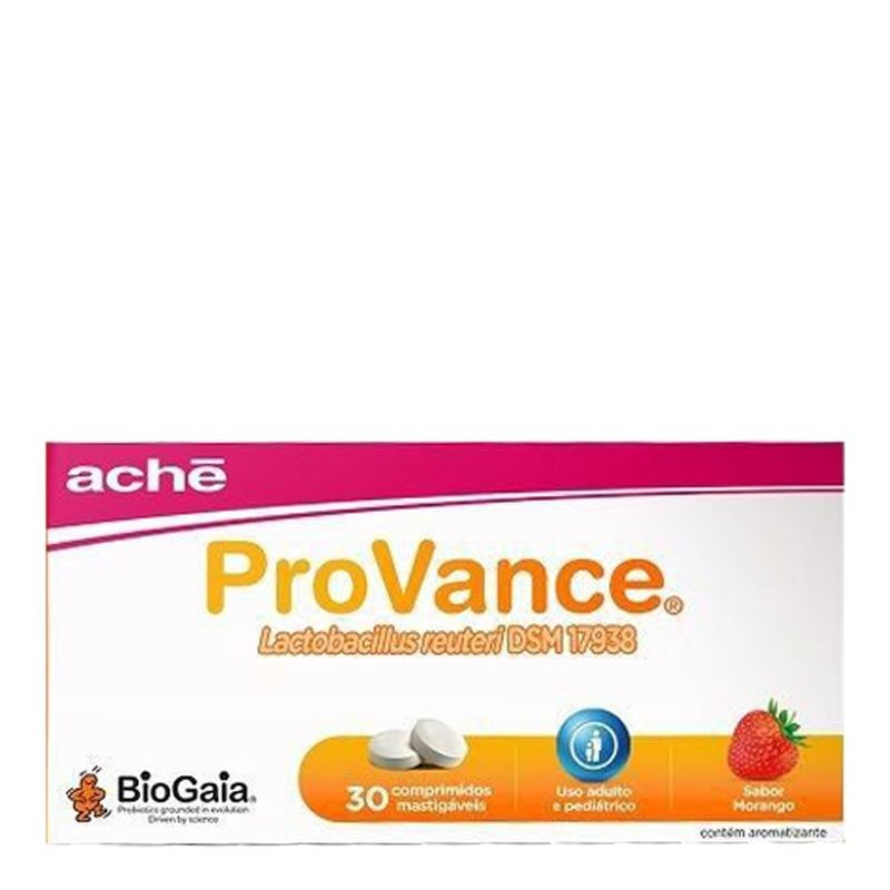 Provance Morango c/30 Comprimidos Mastigaveis