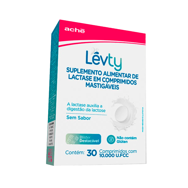 Levty 10.000U.FCC Com 30 Comprimidos Mastigaveis
