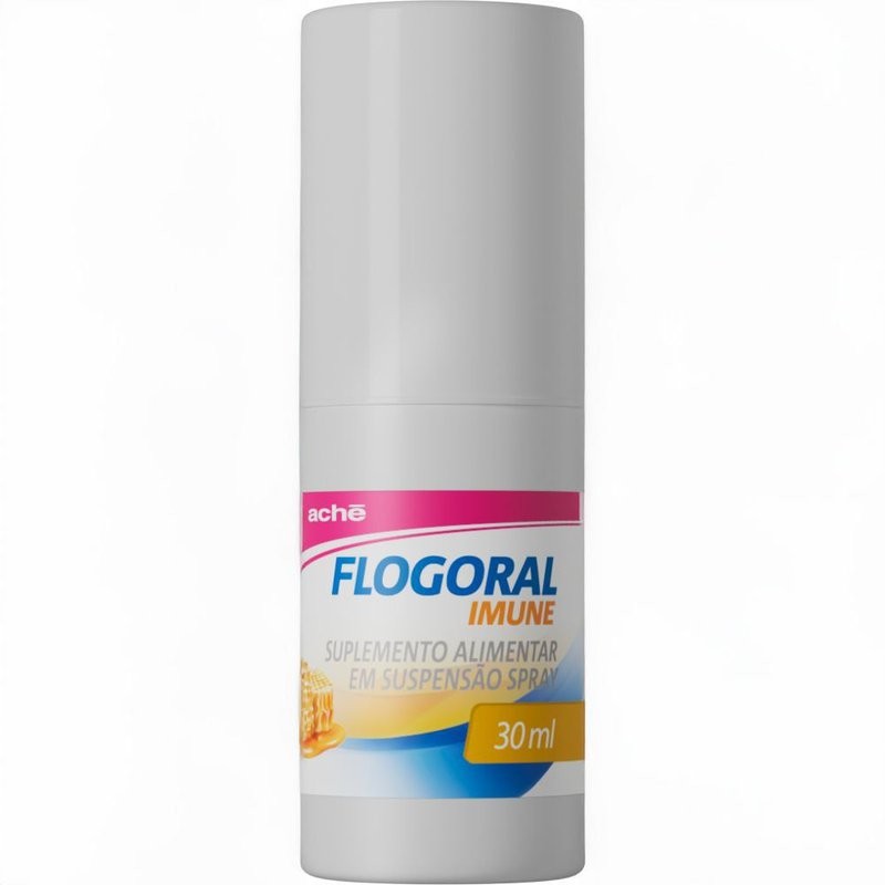 Suplemento Alimentar Mel E Limao Flogoral Imune Caixa 30ml Suspensao Spray