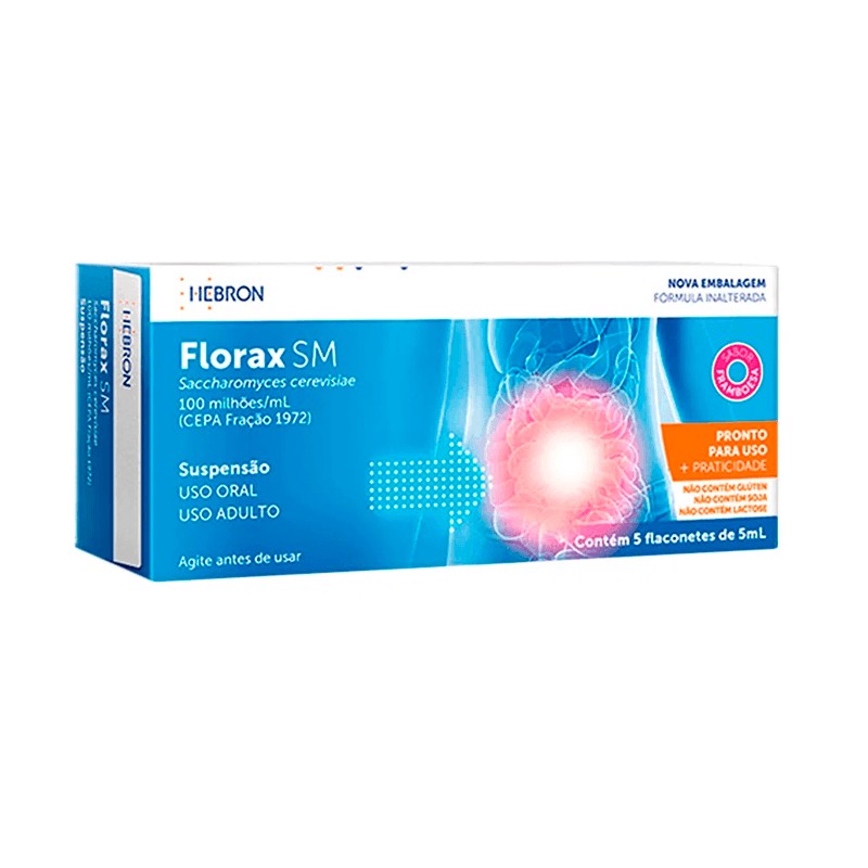 Florax Sm Framboesa Adulto 5ml c/10 Flaconetes