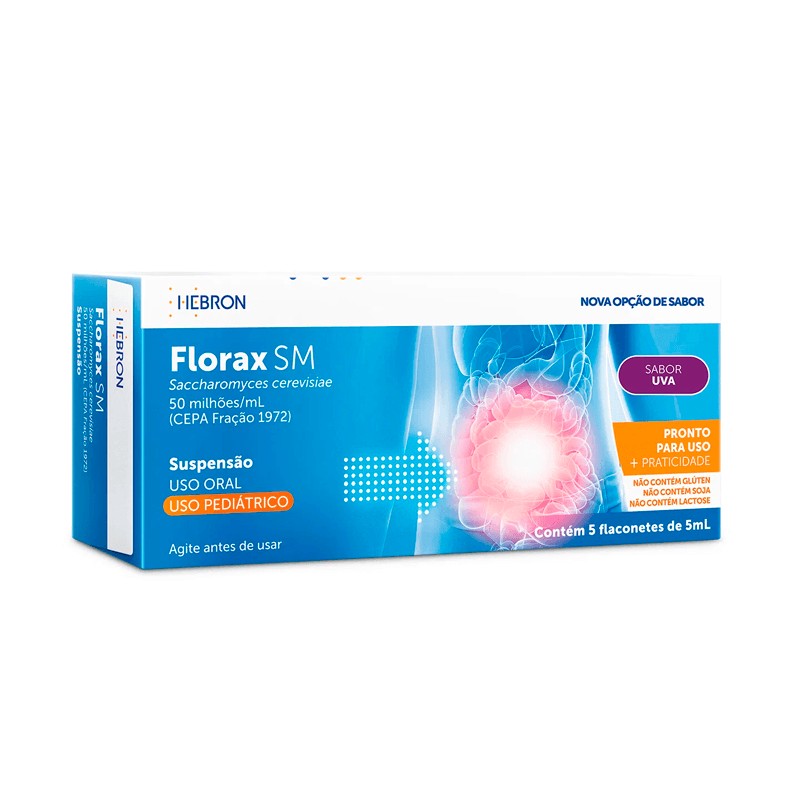 Florax Sm Framboesa Pediatrico 5ml c/10 Flaconetes