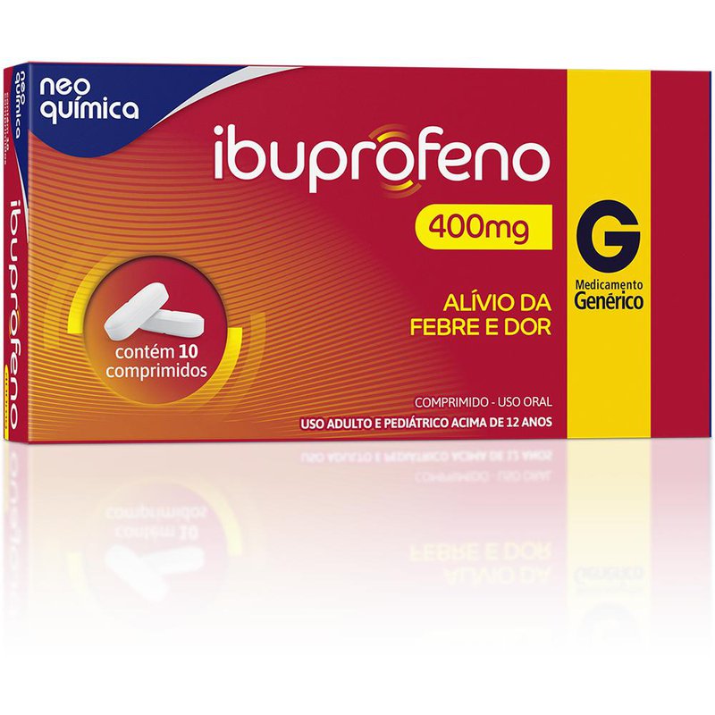Ibuprofeno 400mg 10 comprimidos Neo Química
