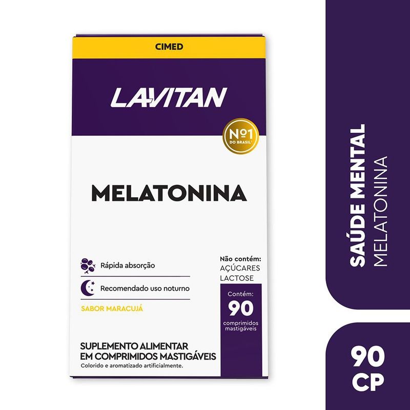 Melatonina 0,21mg 90cpr Lavitan Maracuja