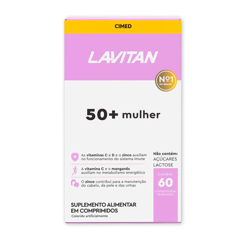 Lavitan 50+ Mulher Comprimidos Revestidos X 60