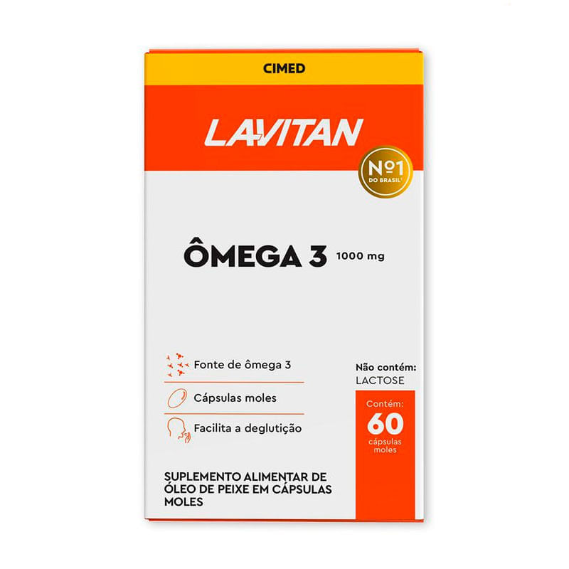 Lavitan Omega Cápsulas Frasco C/ 60