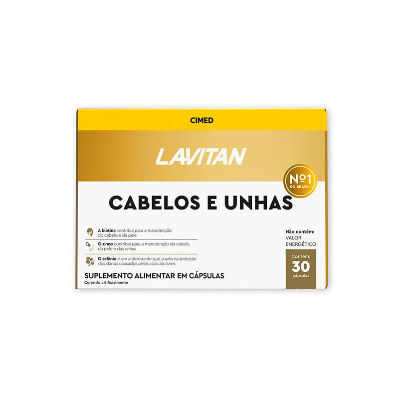 Lavitan Hair Cab E Unhas 30caps 30caps