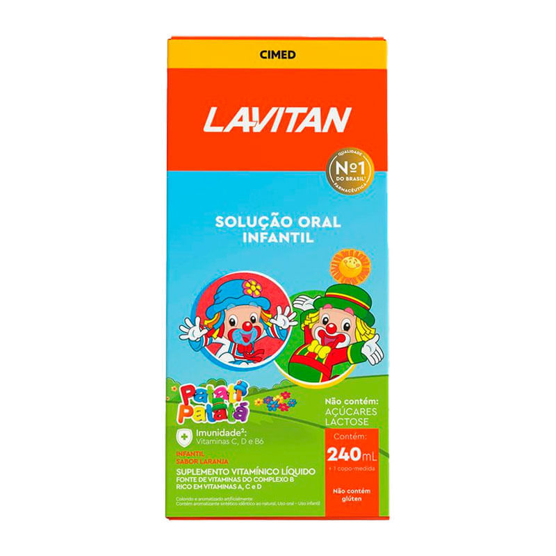 Lavitan Kids Solução Laranja 240ml