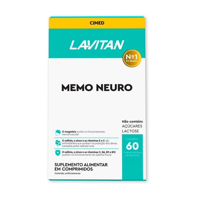 Lavitan Memoria 60comp Cimed