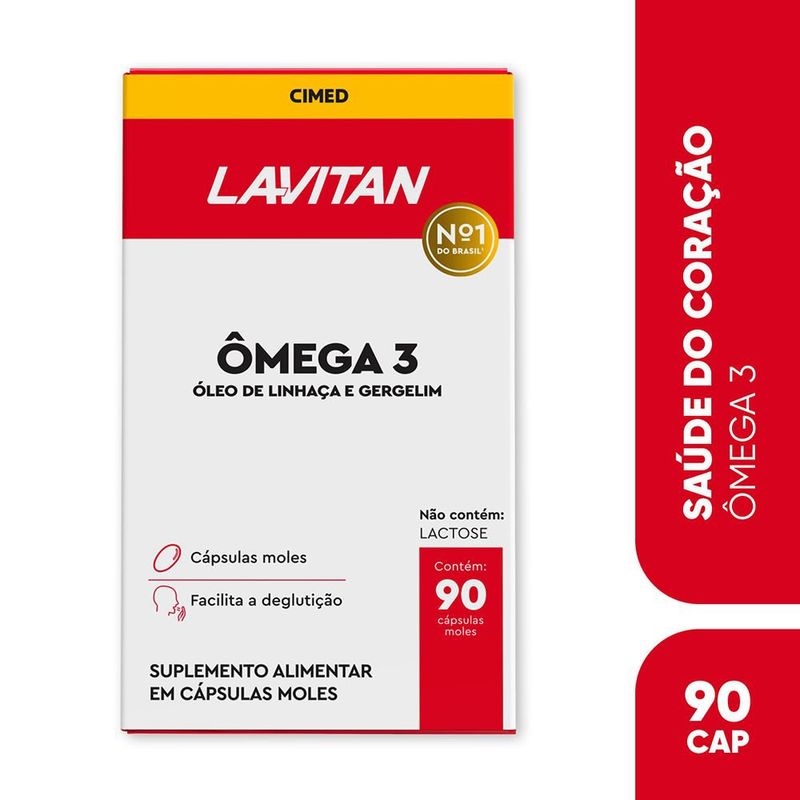 Lavitan Omega 3 Mais 90 Cápsulas Gel