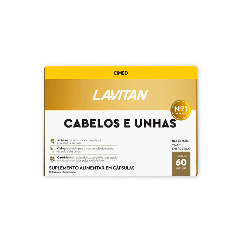 Lavitan Mais Hair Cab E Unhas 60caps