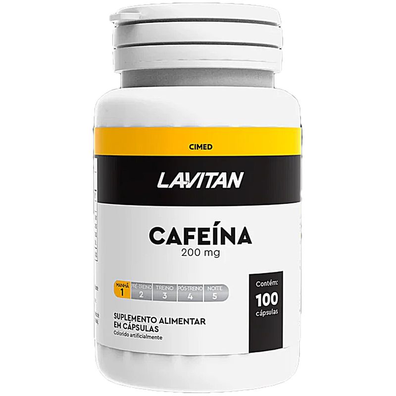 Lavitan Cafeina 200mg Cápsulas Frx100