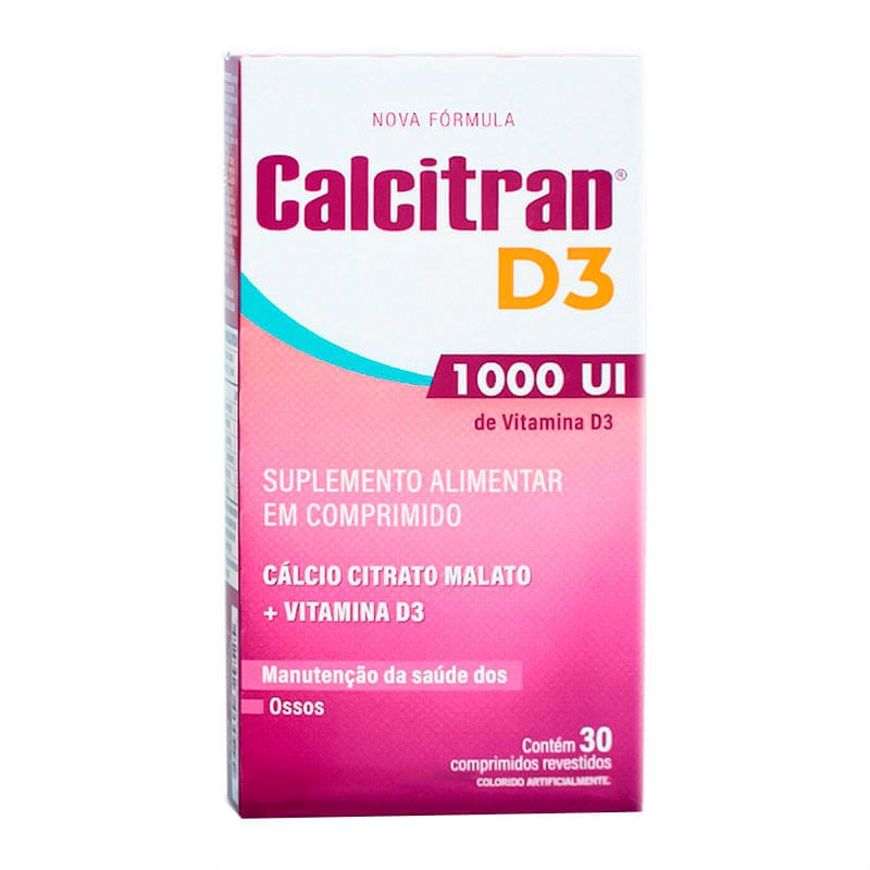 Calcitran D3 1000UI 30 Comprimidos Revestidos