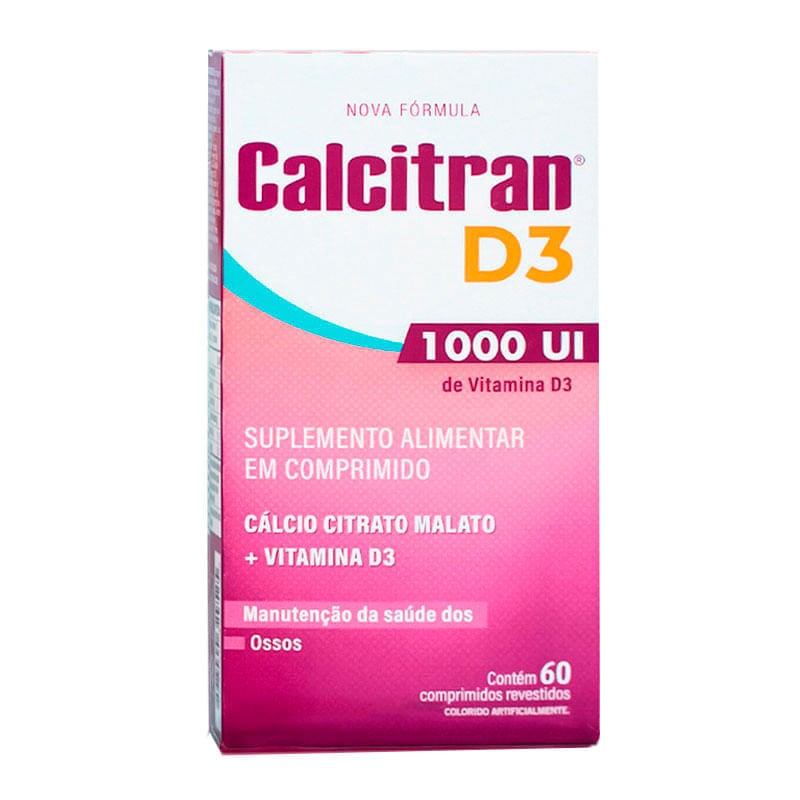 Calcitran D3 1000UI 60 Comprimidos Revestidos