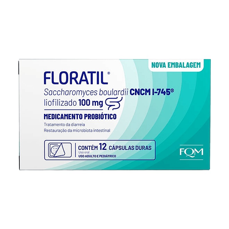 Floratil 100mg c/12 Capsulas