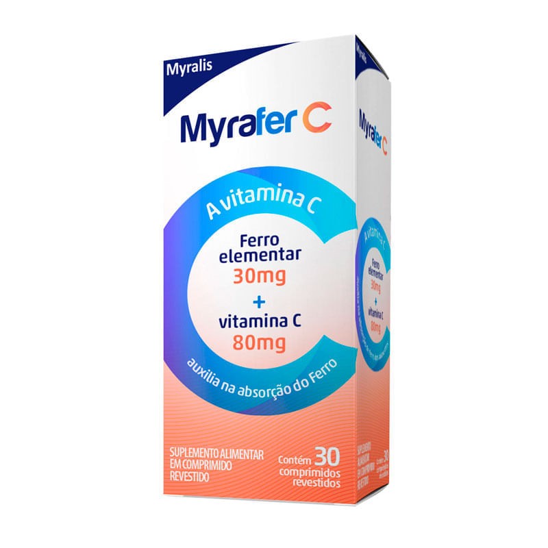 Myrafer C 80mg+30mg c/30 Comprimidos Revestidos