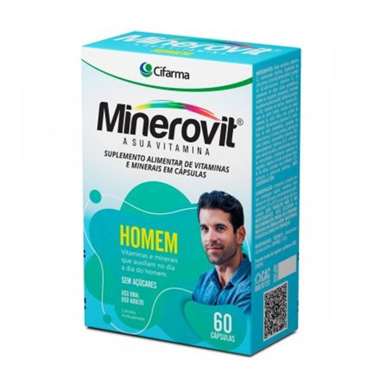 Minerovit Homem 60cp Minerovit 60cp