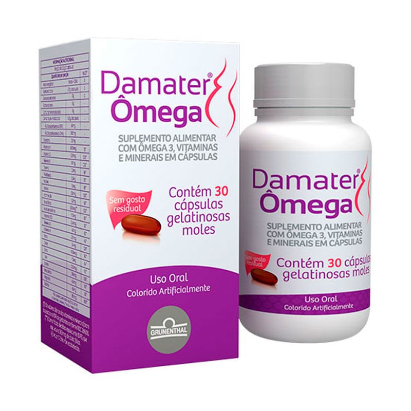 Damater Omega c/30 Capsulas