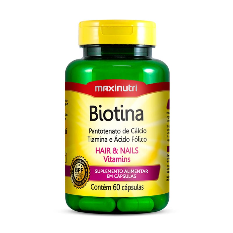 Biotina 60cáps Maxinutri