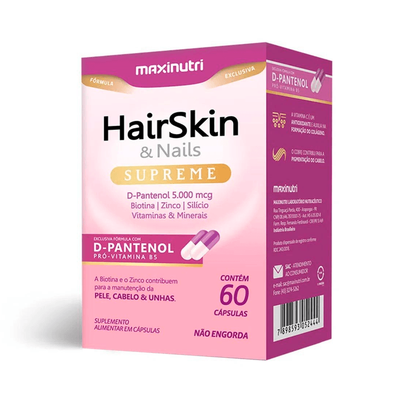 Hair Skin E Nails Supreme Dpant 60caps Maxinutri