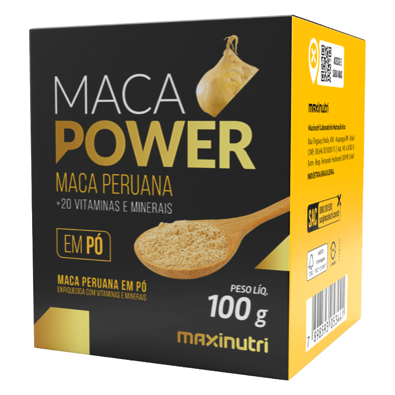 Maca Power Em Po 100 Gr