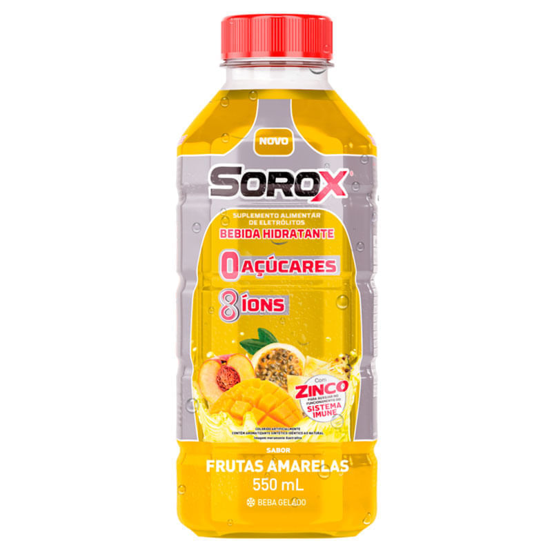 Isotonico Sorox Frutas Amarelas 550ml