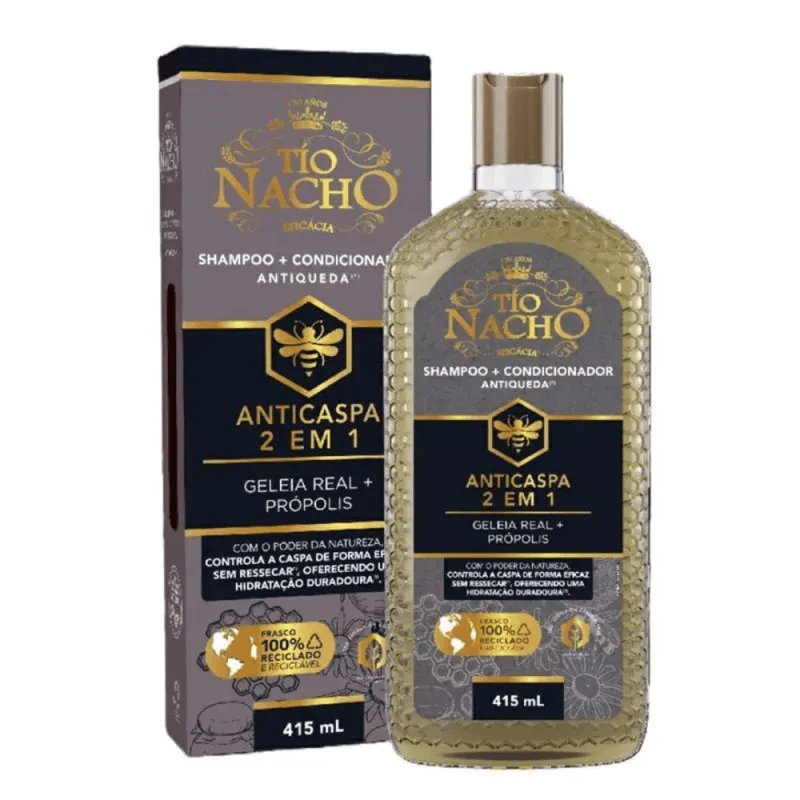 Shampoo Tio Nacho Anticaspa 2 Em 1 415ml