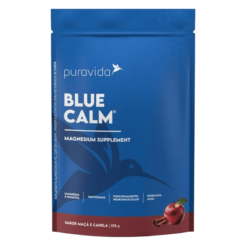Suplemento Alimentar Blue Calm Puravida Maca E Canela Pouch Em Pó 175g