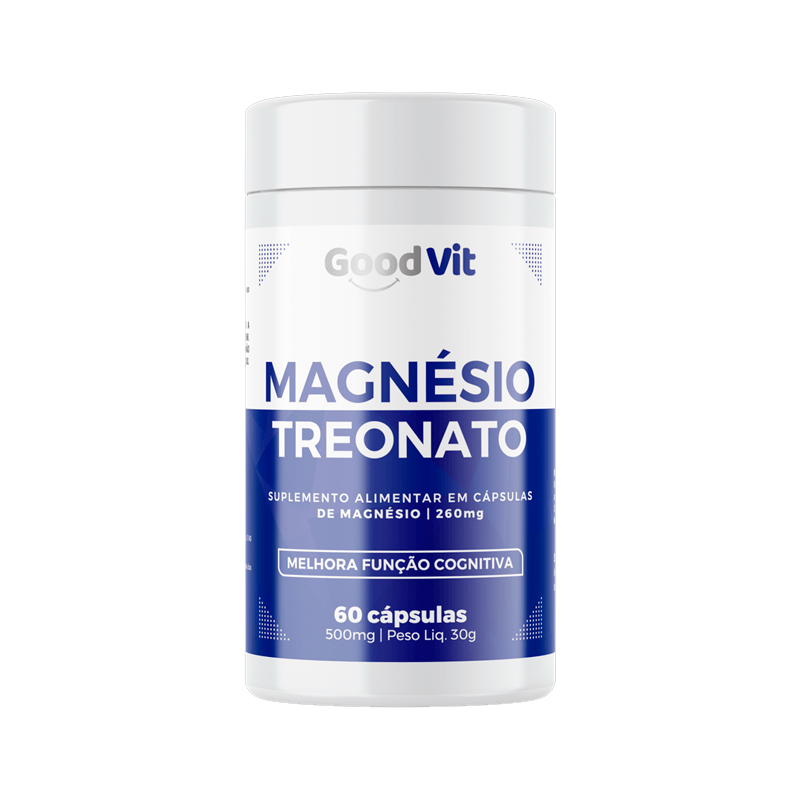 Good Vit Magnesio Treonato 260mg 60 Cápsulas