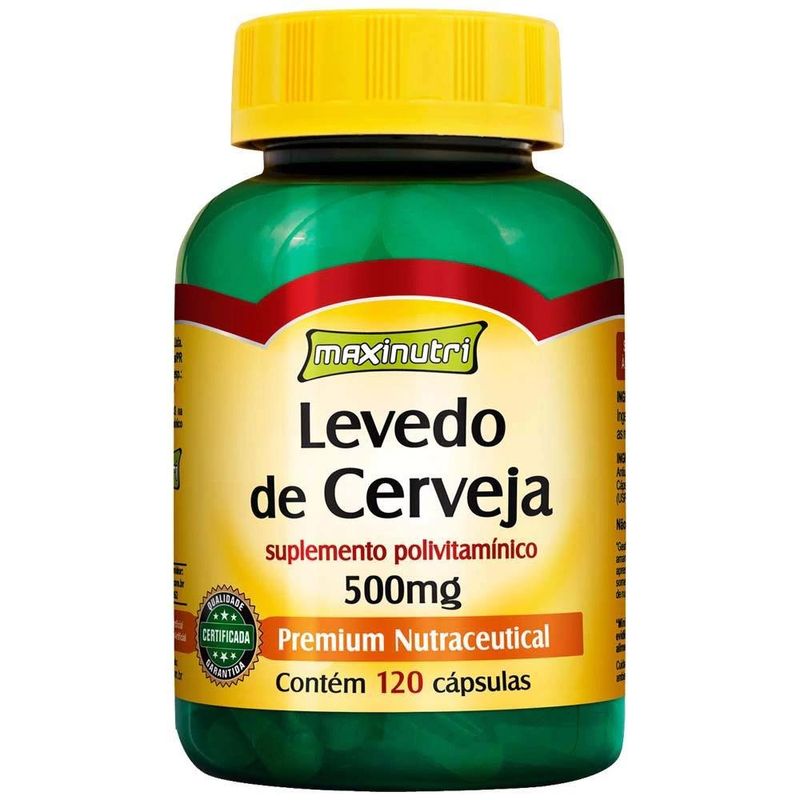 Levedo De Cerveja 450mg 120caps Maxinutri