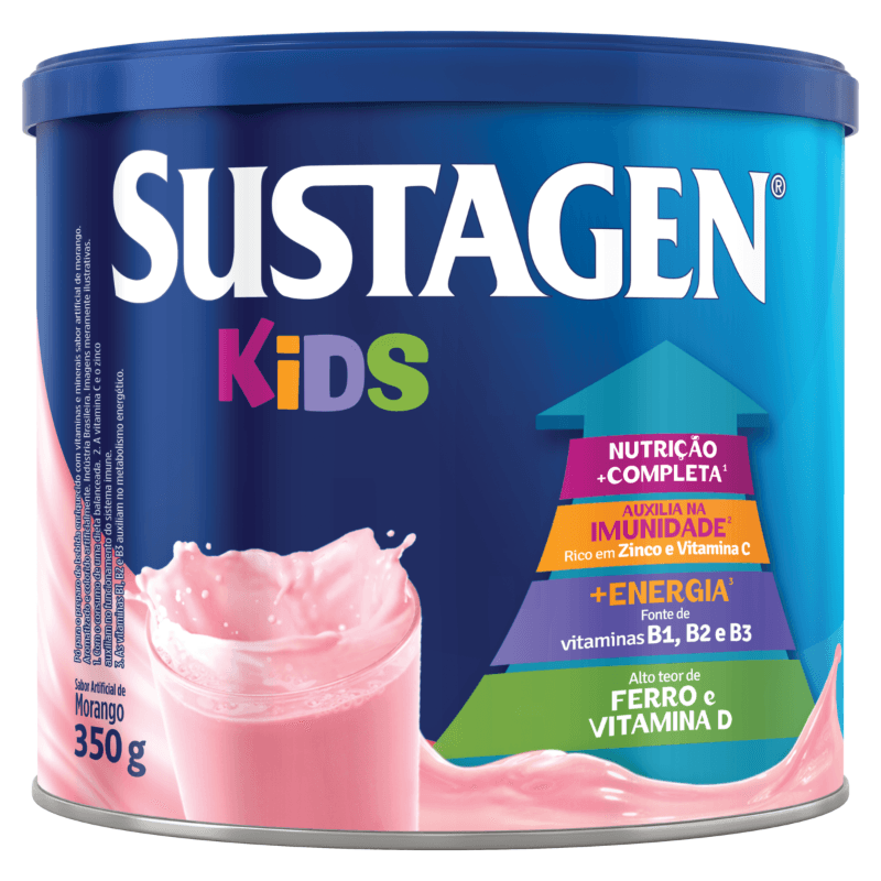Sustagen Kids Pó Morango 380g