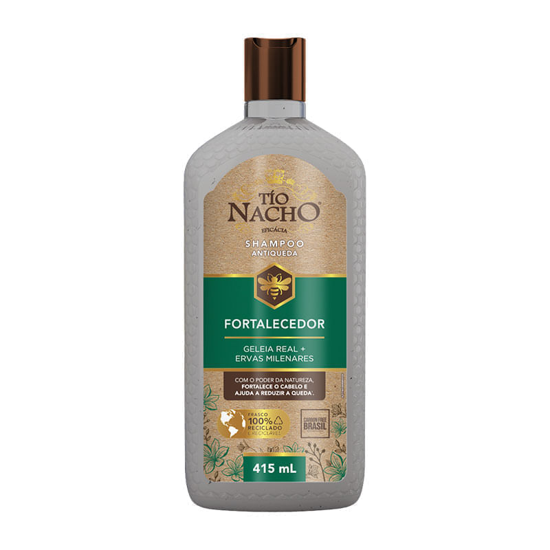 Shampoo Tio Nacho Antiqueda Ervas Milenares 415ml
