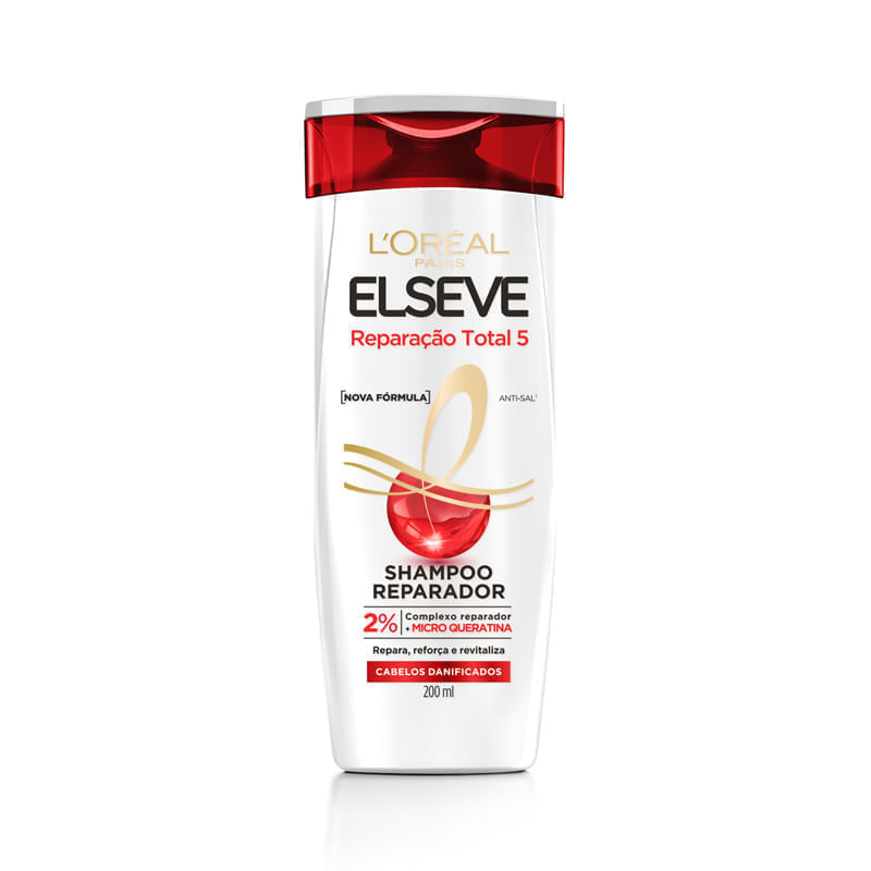 Shampoo Elseve Renovacao Reparacao Total5 + 200ml