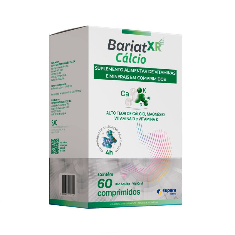 Bariat XR Calcio c/60 Comprimidos