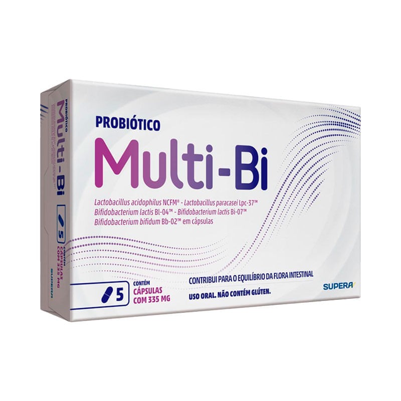 Multi-bi 495mg c/5 Capsulas