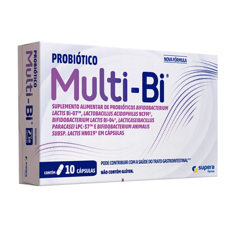 Multi-bi 495mg c/10 Capsulas