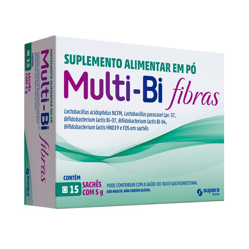 Multi-bi Fibras c/15 Saches 5g