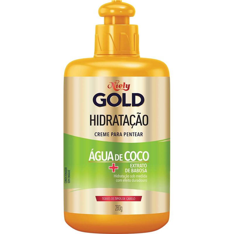 Creme Para Pentear Hidratacao Niely Gold 280g