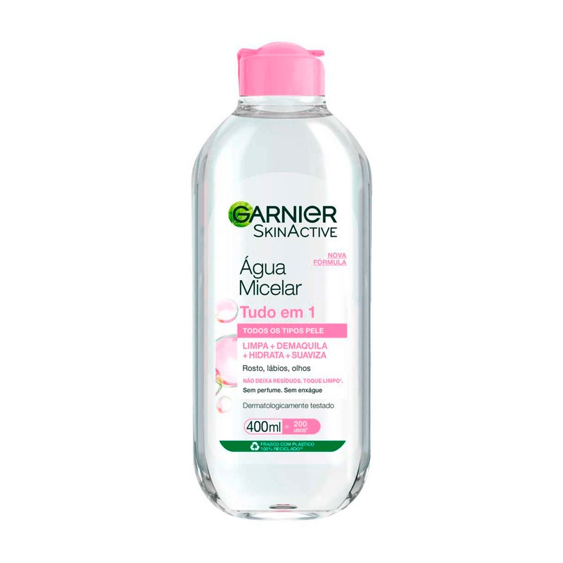 Agua Micelar Tudo Em 1 Todos Os Tipos De Pele Garnier Skinactive 400ml