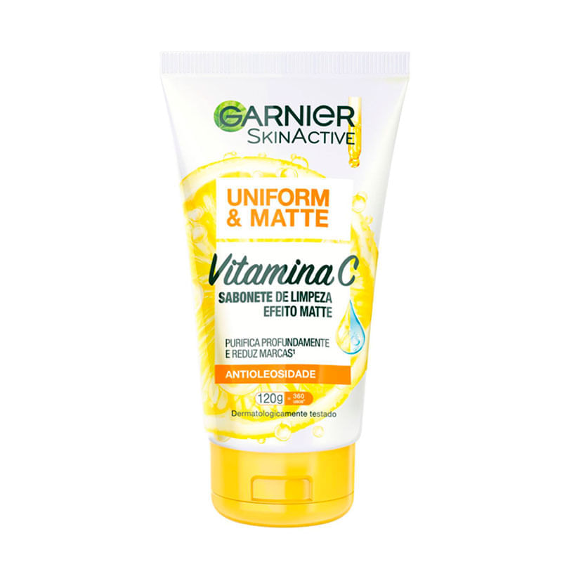 Garnier Un Matte Limpeza Facial 120g