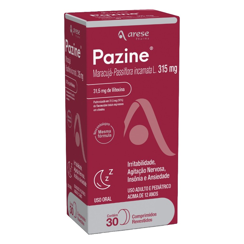 Pazine 315mg c/30 Comprimidos Rev