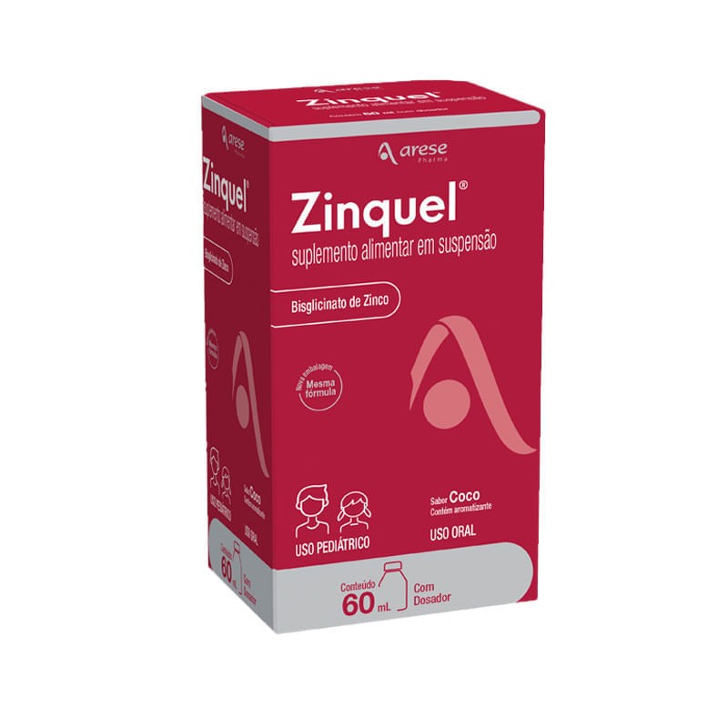 Zinquel Suplemento Suspensao Oral Sabor Coco 60ml + Dosador