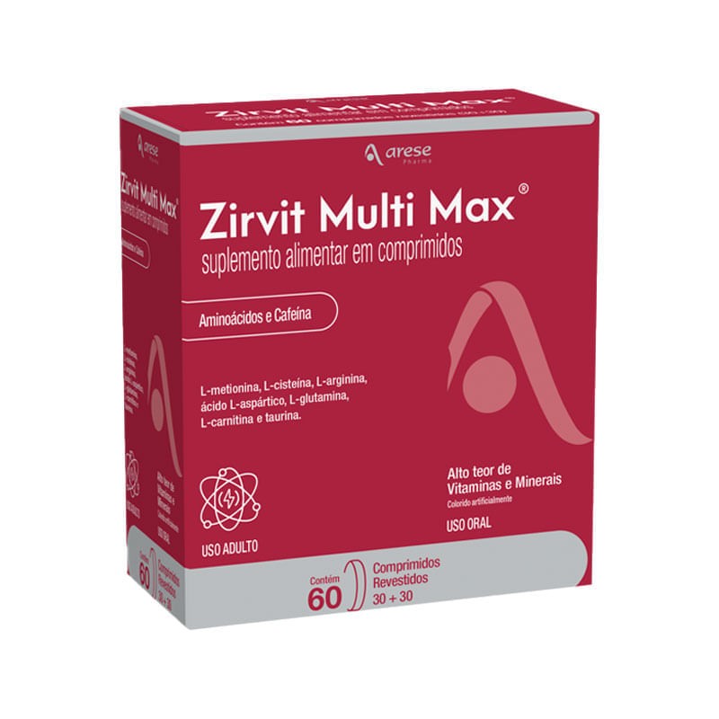 Zirvit Multi Max c/60 Comprimidos Revestidos