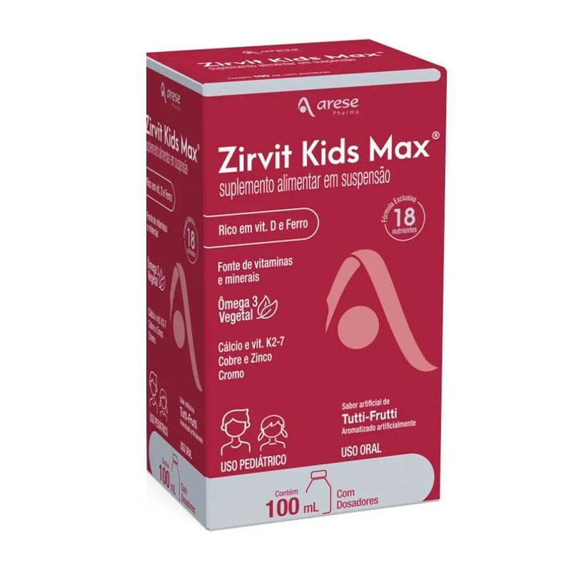 Zirvit Kids Max Suspensao Oral 100ml